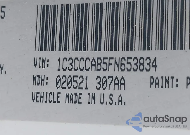 1C3CCCAB5FN653834: 42537205