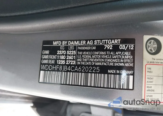 WDDHF8JB4CA620225: 42537431