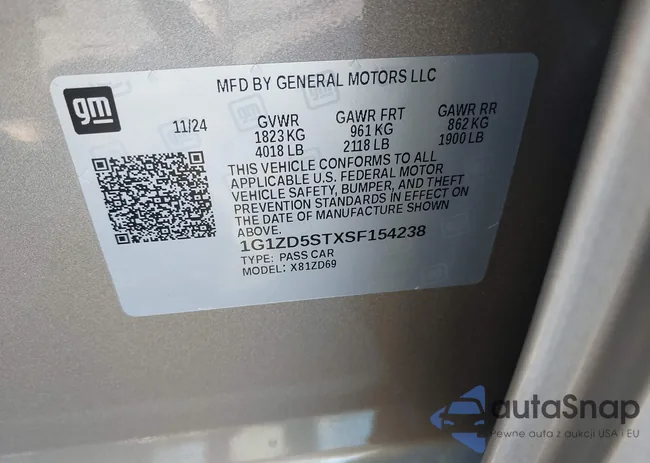 1G1ZD5STXSF154238: 42537476