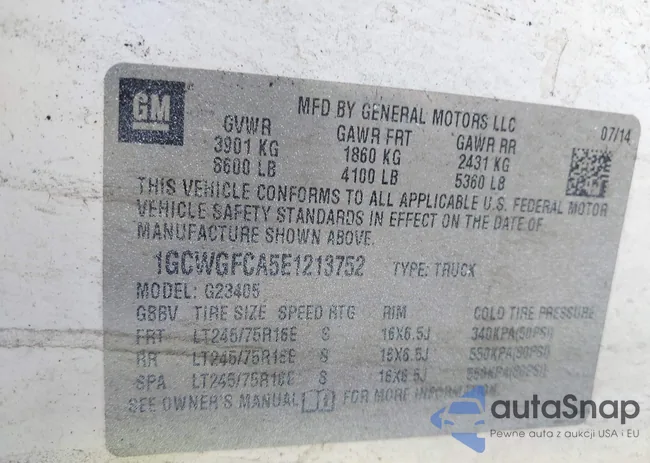 1GCWGFCA5E1213752: 42537565