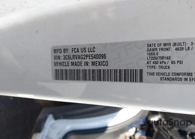 3C6LRVAG2PE540096: 42538680