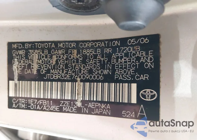 JTDBR32E760090006: 42538783