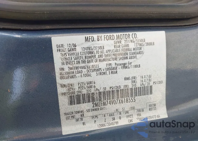 2MEFM74V07X618555: 42538989