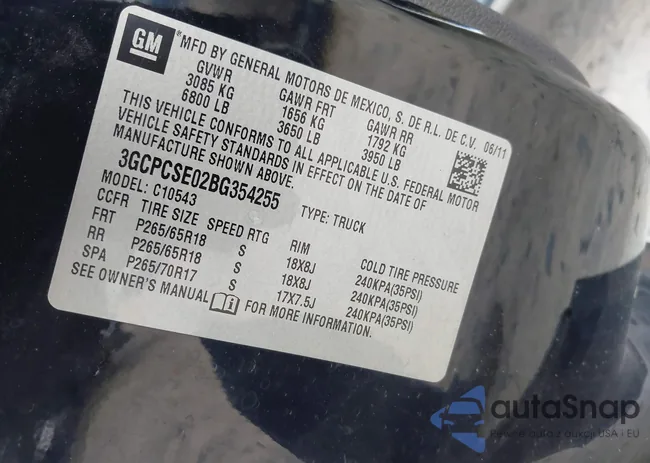 3GCPCSE02BG354255: 42538255