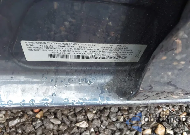 3VWRZ71K39M132103: 42538277