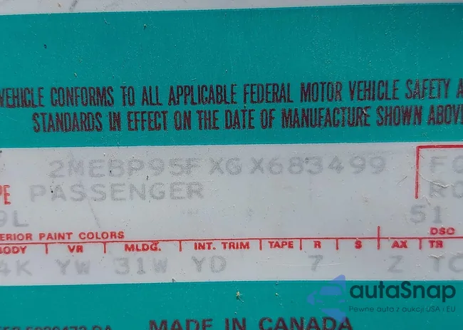 2MEBP95FXGX683499: 42538351