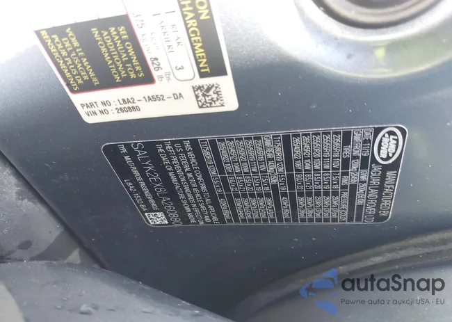 SALYK2EX8LA260880: 42538401