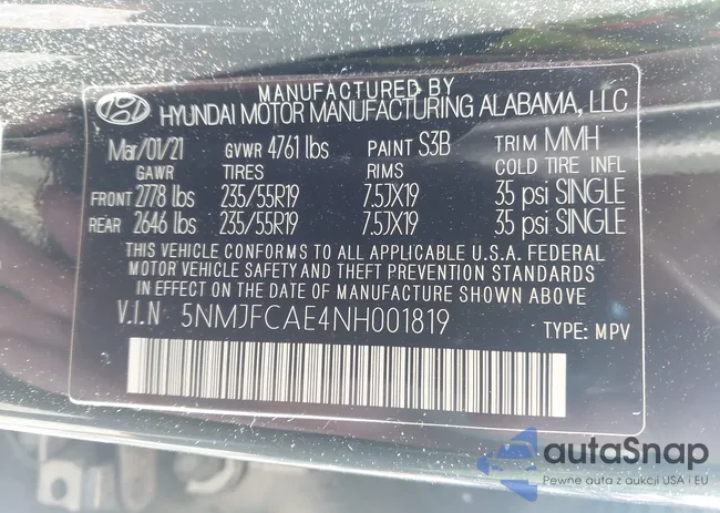 5NMJFCAE4NH001819: 42539793