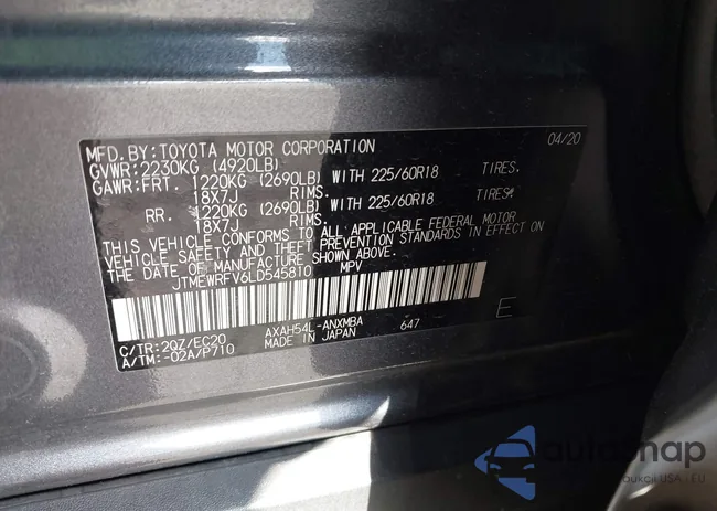 JTMEWRFV6LD545810: 42539972