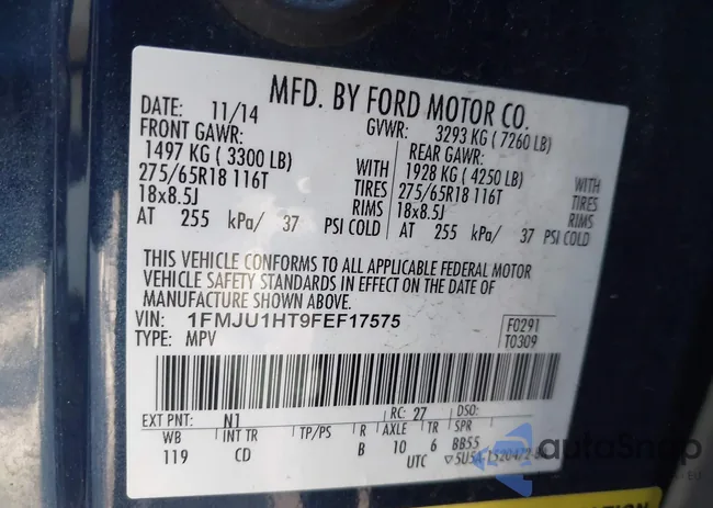 1FMJU1HT9FEF17575: 42539983