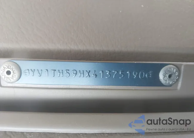 YV1TH59HX41375190: 42539187