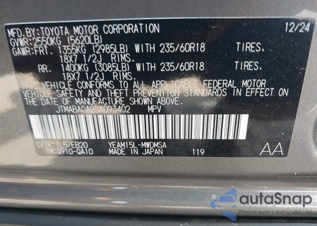 JTMABACA2SA093402: 42539472