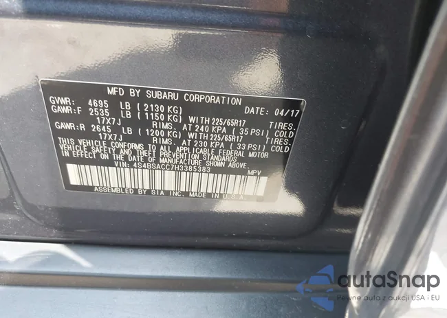 4S4BSACC7H3385383: 42541114