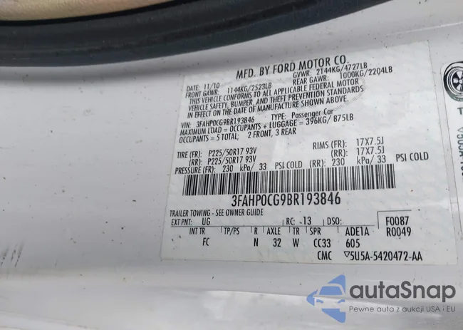 3FAHP0CG9BR193846: 42540186