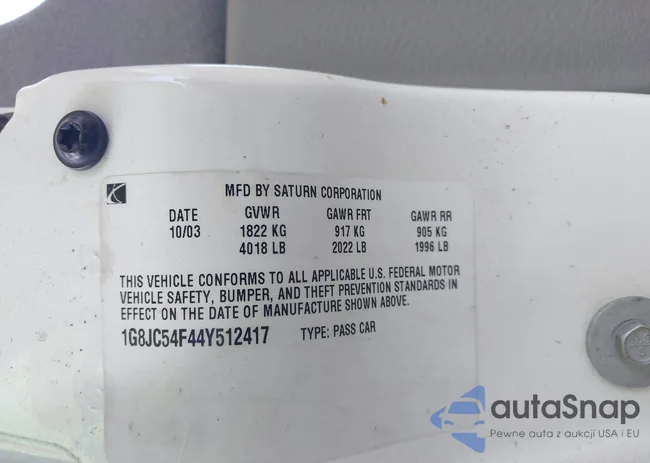 1G8JC54F44Y512417: 42540395