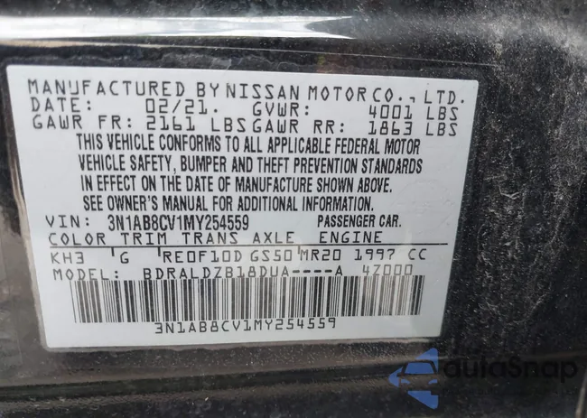 3N1AB8CV1MY254559: 42541592