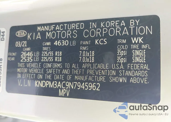 KNDPM3AC9N7945962: 42541561