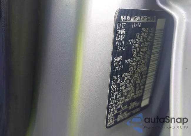 JN8AF5MR9FT504065: 42542331