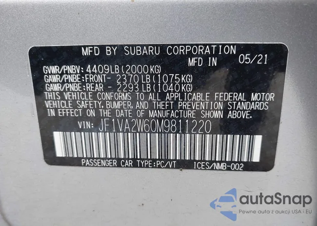 JF1VA2W60M9811220: 42543679