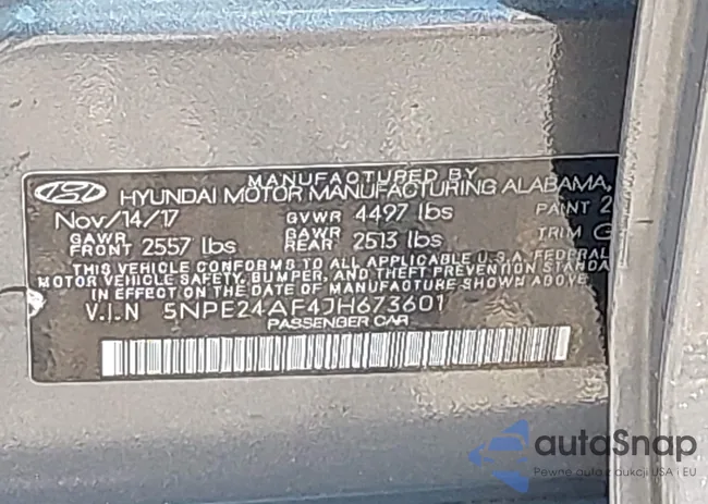 5NPE24AF4JH673601: 42543713