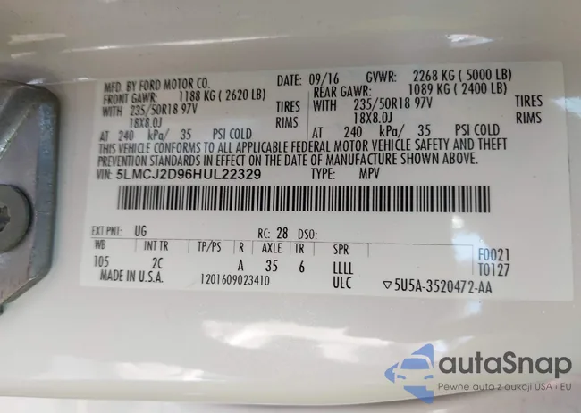 5LMCJ2D96HUL22329: 42544054