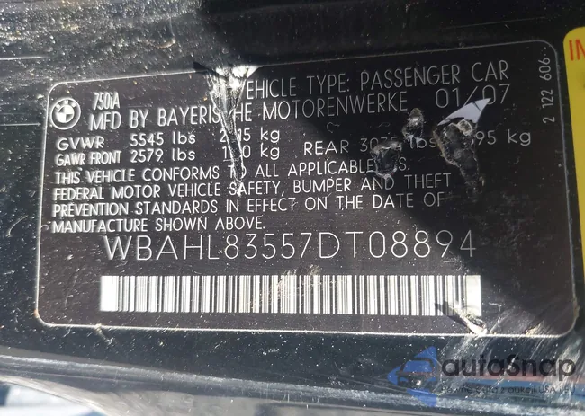 WBAHL83557DT08894: 42544687