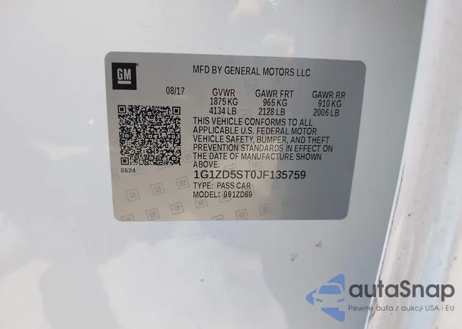 1G1ZD5ST0JF135759: 42544920