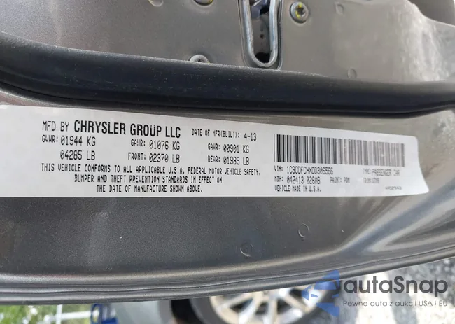 1C3CDFCHXDD306566: 42545788