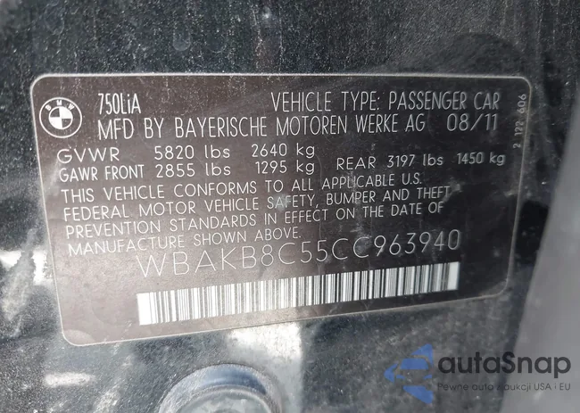 WBAKB8C55CC963940: 42545862