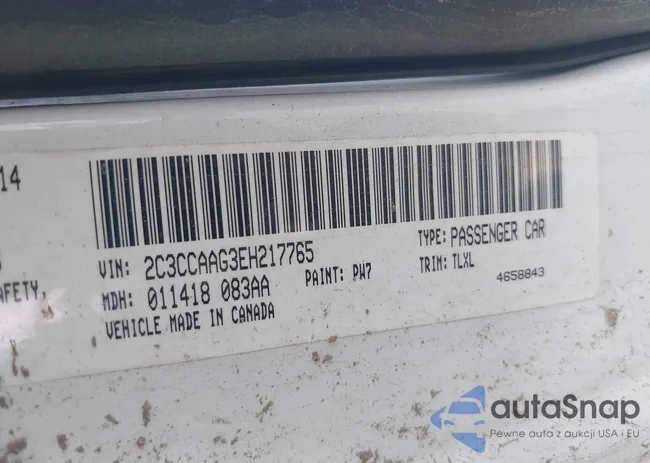 2C3CCAAG3EH217765: 42545509