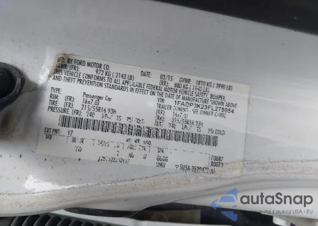 1FADP3K23FL275954: 42547557