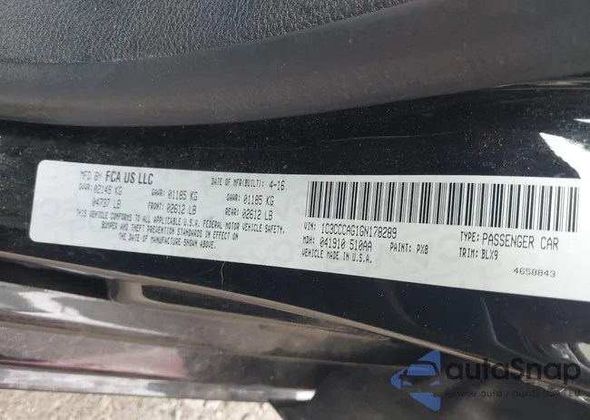 1C3CCCAG1GN178289: 42547740