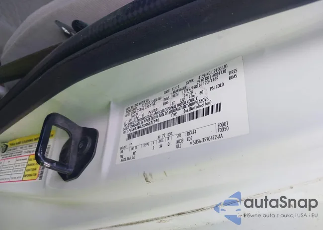 1FBSS3BL8DDA27168: 42547787