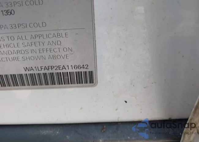 WA1LFAFP2EA116642: 42547854
