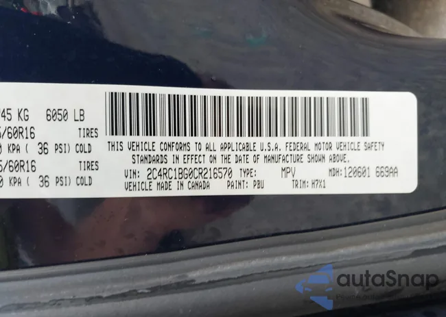 2C4RC1BG0CR216570: 42547879