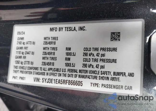 5YJ3E1EA5RF866605: 42548026