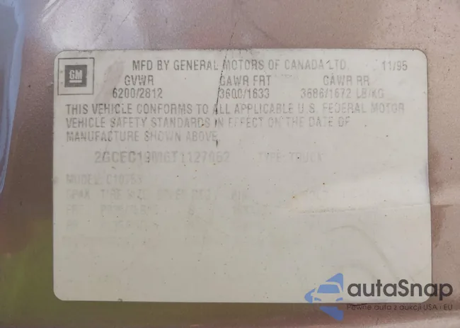 2GCEC19M6T1127062: 42548708