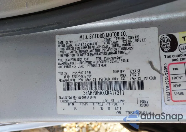 3FAHP0HAXCR417311: 42548996