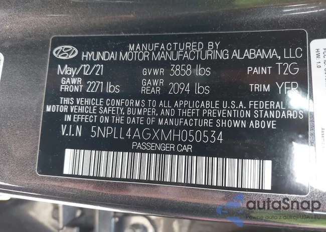 5NPLL4AGXMH050534: 42549765