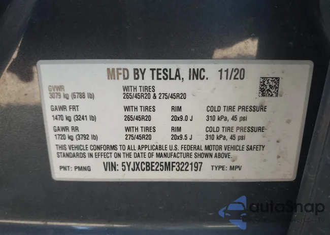 5YJXCBE25MF322197: 42549781