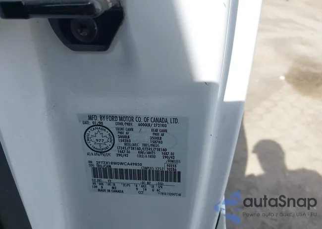 2FTZX18W0WCA49850: 42549792