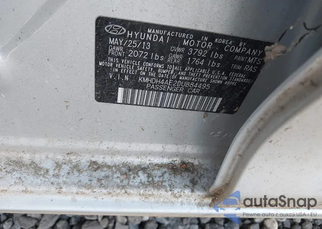 KMHDH4AE2DU884495: 42549845