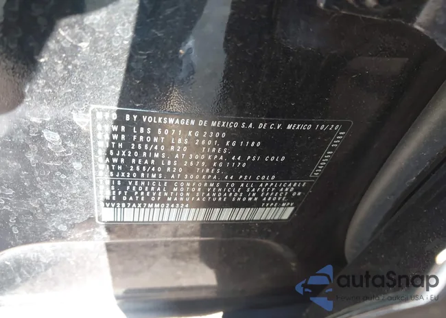 3VV2B7AX7MM024324: 42549847