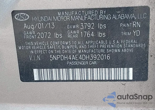 5NPDH4AE4DH392016: 42549236