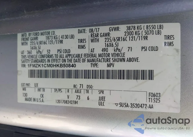 1FMZK1CM0HKB50840: 42549307