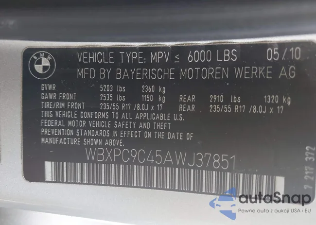 WBXPC9C45AWJ37851: 42549491