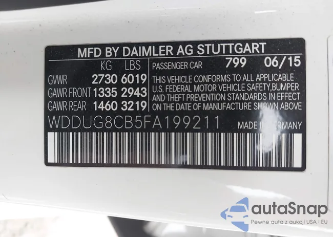 WDDUG8CB5FA199211: 42550577