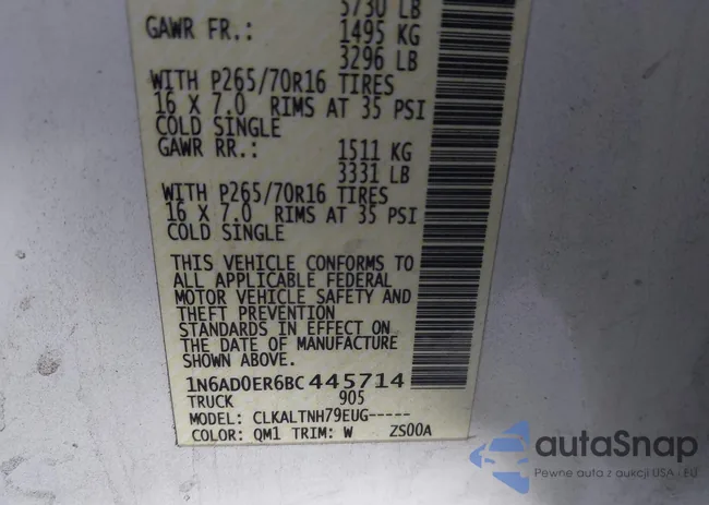 1N6AD0ER6BC445714: 42550729