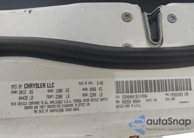 1B3HB48A19D147694: 42550936