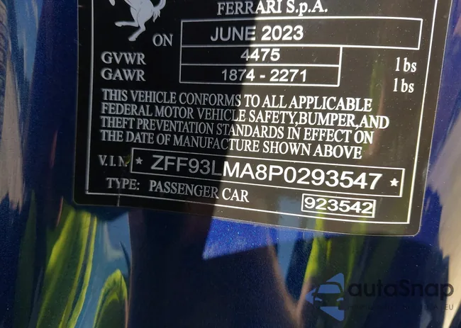 ZFF93LMA3N0273655: 42551672